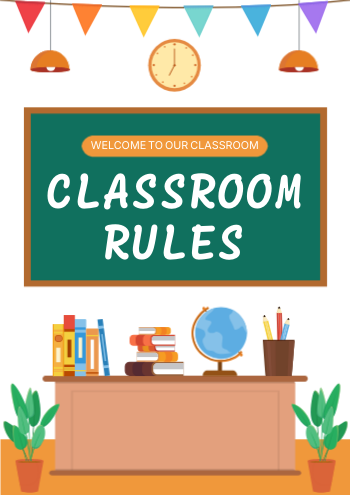 Customizable Classroom Rules Poster Template-layout-1